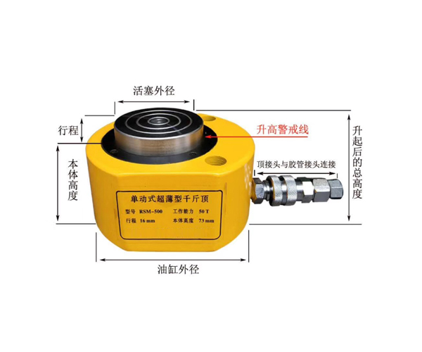 50T單動(dòng)式超薄型千斤頂